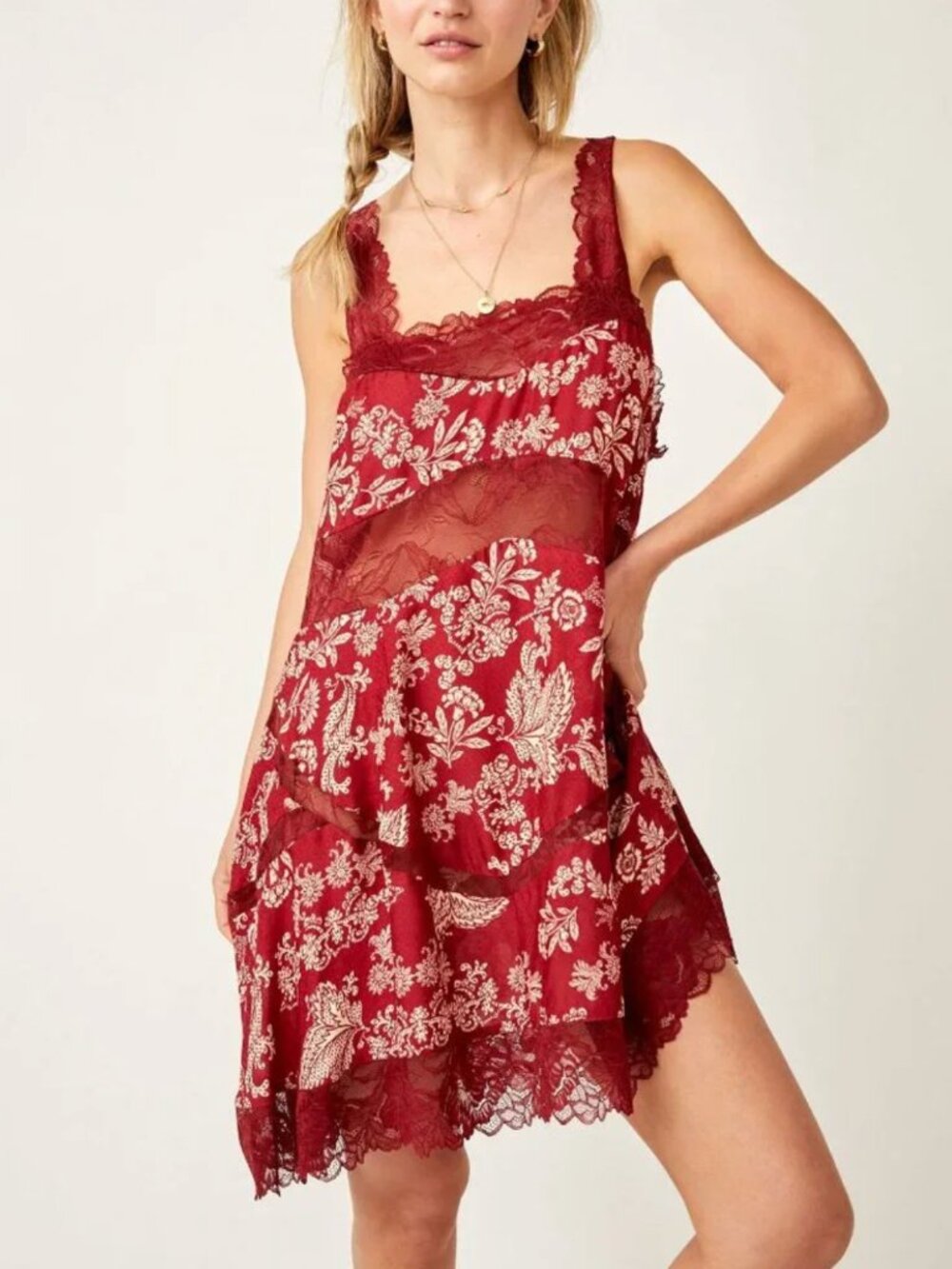 Free People All Nighter Trapeze Slip